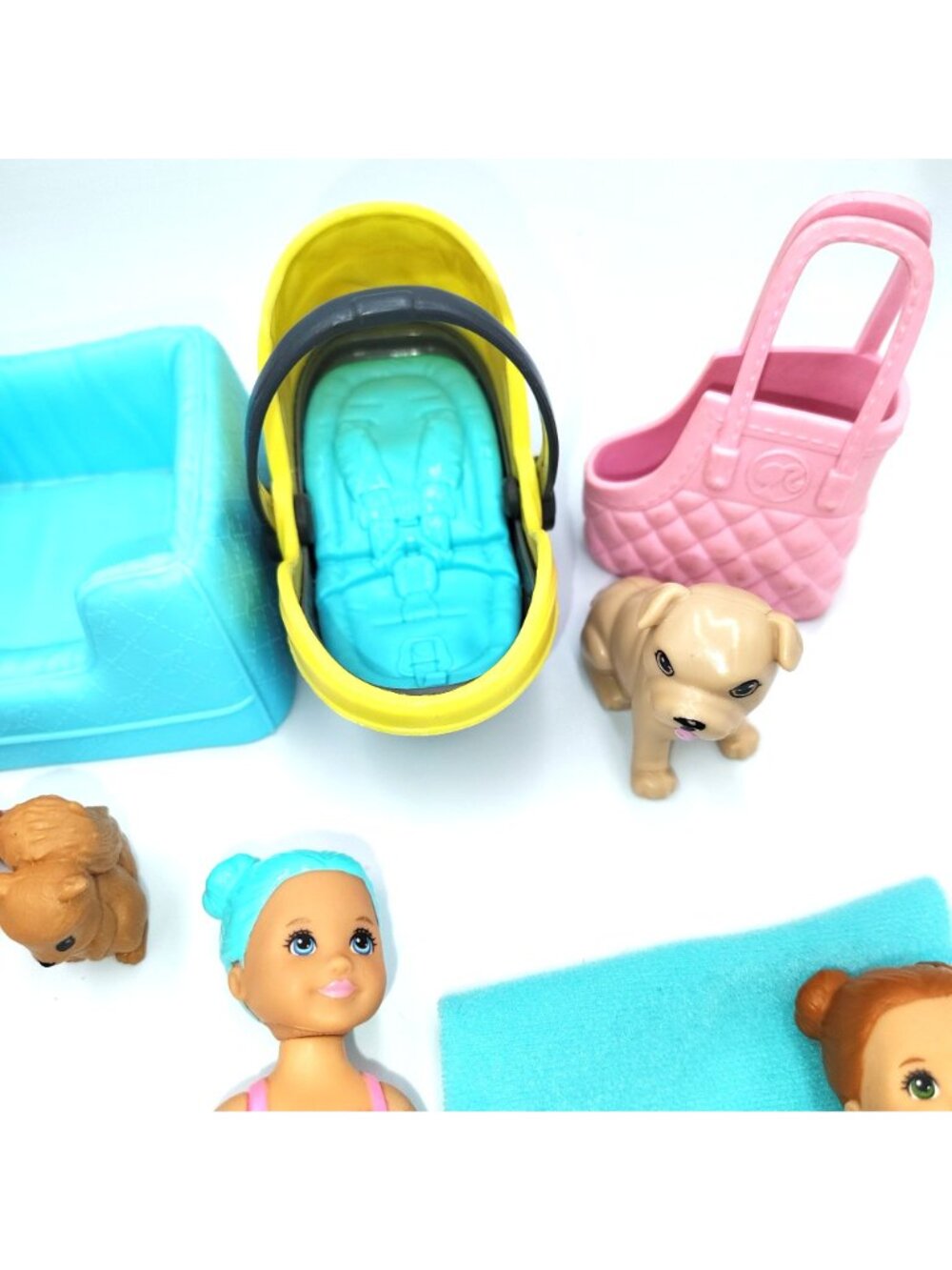 Barbie Pet Accessory Mixed Lot Mermaid Dolls Babies Dogs Furniture Stroller - Picture 3 of 9